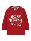 Bosswear Graphic-print Long-sleeve T-shirt In Red