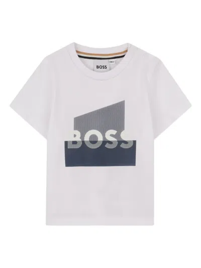 Bosswear Babies' T-shirt Mit Grafischem Print In White