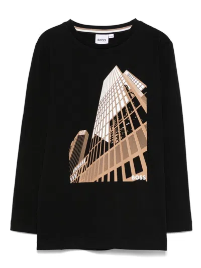 Bosswear Graphic-print T-shirt In Schwarz