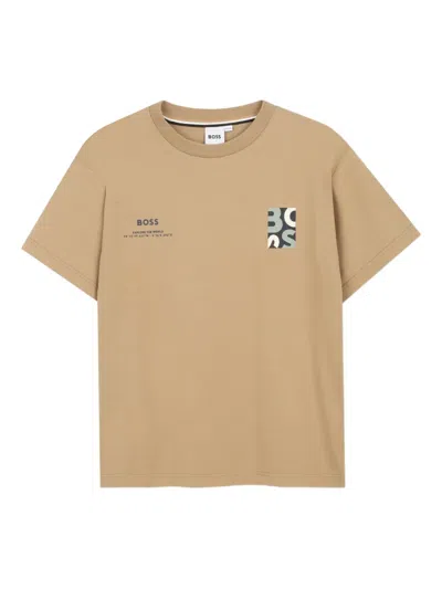 Bosswear Kids' Graphic T-shirt In Brown