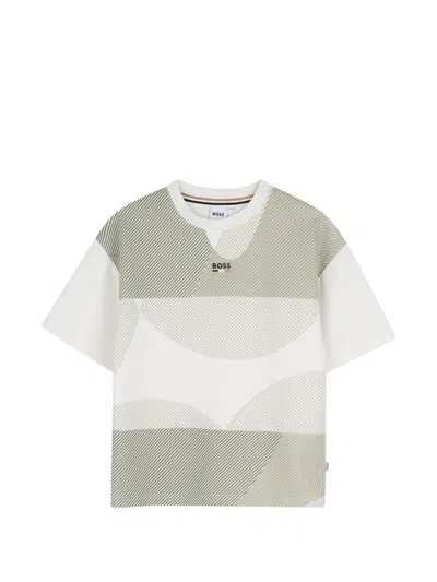 Bosswear Kids' Graphic-print T-shirt In White
