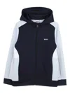 Bosswear Hooded Colour-block Jacket In Multi