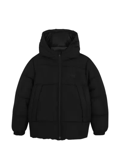 Bosswear Kids' Hooded Padded Jacket In Black