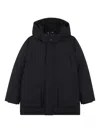 Bosswear Hooded Padded Parka In Black