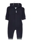 Bosswear Hooded Ribbed Babywear In Blue