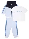 Bosswear Hooded Tracksuit (set Of Three) In Blue