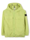 Bosswear Hooded Windbreaker Jacket In Green