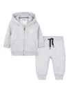Bosswear Hooded Zip-up Tracksuit (set Of Two) In Gray
