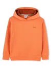 Bosswear Hoodie Mit Logo-print In Orange