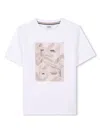 Bosswear Illustration Print Cotton T-shirt In White