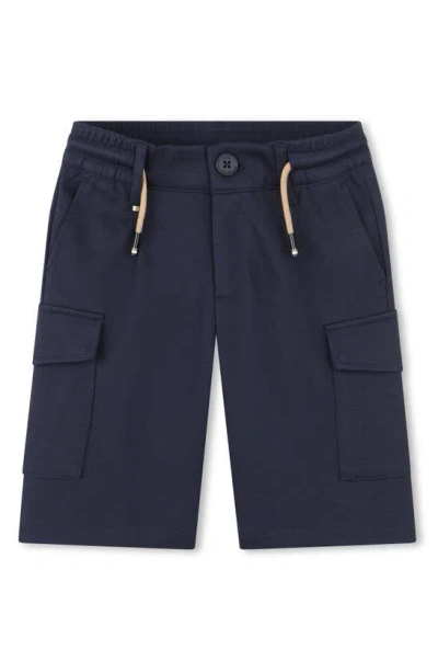 Bosswear Kids' Cargo Shorts In 849-navy