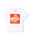 Bosswear Leaf-print Cotton T-shirt In White