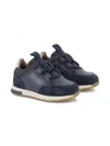 Bosswear Leather Sneakers In Blue