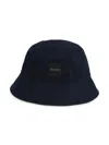 Bosswear Logo-appliqué Cotton Bucket Hat In Blue