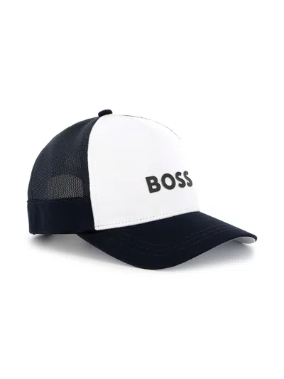 Bosswear Kids' Logo Cap In 蓝色
