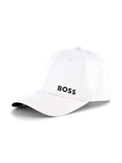 Bosswear Kids' Logo Cap In 白色