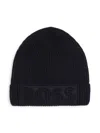 Bosswear Embroidered-logo Beanie Hat In Blue