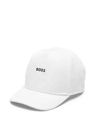 Bosswear Babies' Logo-detail Cap In White