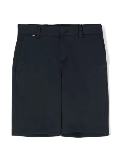 Bosswear Logo-detail Chino Shorts In 蓝色