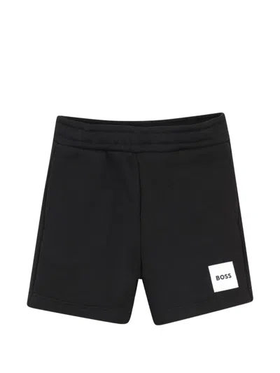 Bosswear Babies' Logo-detail Shorts In Black
