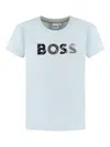 Bosswear Logo-detail T-shirt In Blue