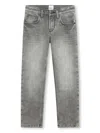 Bosswear Logo-embossed Straight-leg Jeans In Grey