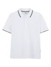 Bosswear Logo-embroidered Cotton Polo Shirt In 白色