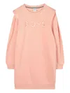 Bosswear Logo-embroidered Dress In Pink