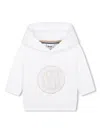 Bosswear Logo-embroidered Hoodie In White