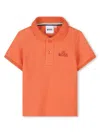 Bosswear Logo-embroidered Polo Shirt In Orange