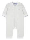 Bosswear Logo-embroidered Romper In Grey