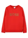 Bosswear Logo-embroidered Sweatshirt In 991 Bright Red