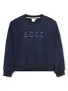Bosswear Logo-embroidered Sweatshirt In Blue