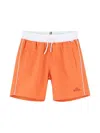 Bosswear Logo-embroidered Swim Shorts In 橘色