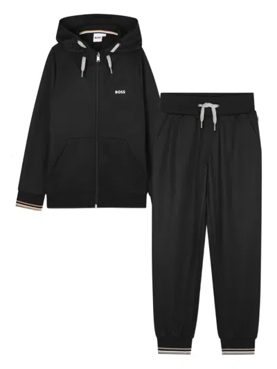 Bosswear Kids' Logo-embroidered Tracksuit Set
