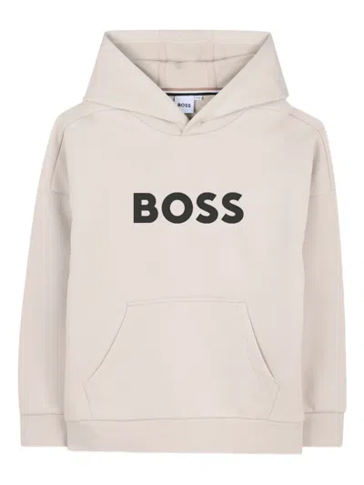 Bosswear Babies' Logo Hoodie In Animal Print