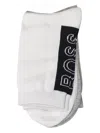 Bosswear Logo-jacquard Socks (pack Of Two) In White