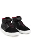 Bosswear Logo-lettering High-top Sneakers In Black