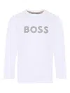 Bosswear Logo Long-sleeve T-shirt In White