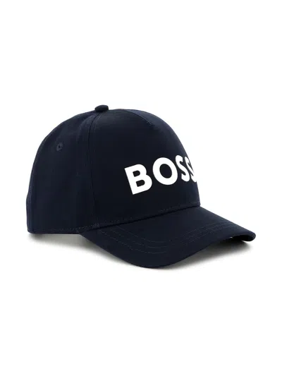 BOSSWEAR LOGO-PATCH COTTON BASEBALL CAP