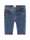 Bosswear Logo-patch Denim Jeans In Blue