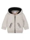 Bosswear Logo-patch Knitted Hoodie In Neutrals