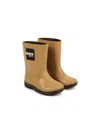 Bosswear Logo-patch Rain Boots In Neutrals