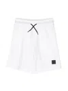 Bosswear Logo-patch Track Shorts In White