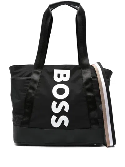 Bosswear Logo-print Changing Bag In Black
