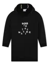 Bosswear Logo-print Cotton-blend Dress In Black