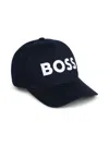 Bosswear Logo-patch Cotton Baseball Cap In 蓝色