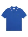 Bosswear Logo-print Cotton Polo Shirt In Blue