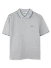 Bosswear Logo-print Cotton Polo Shirt In Grey