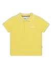 Bosswear Logo-print Cotton Polo Shirt In Yellow
